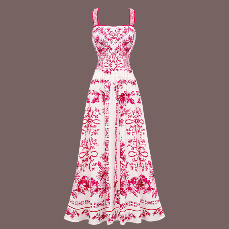 Conjunto de Baño Lily con Tirantes y Falda o Pantalones de la Colección Majolica