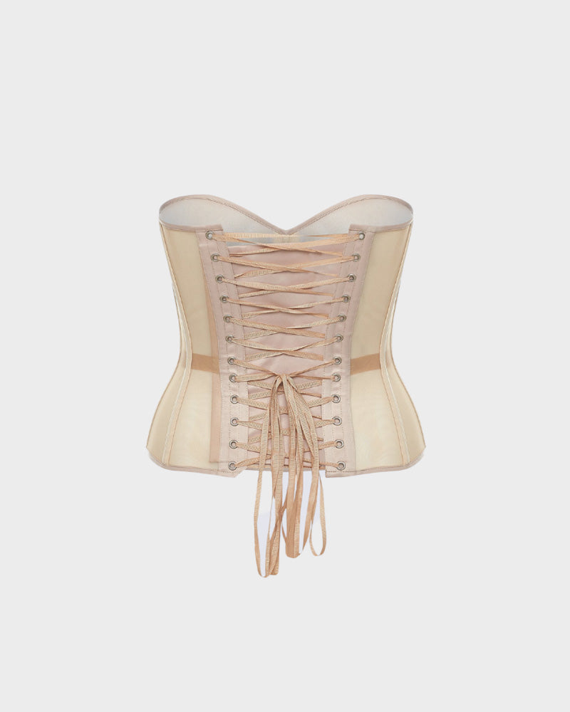 Floralshe® Elegant Mesh Support Push-Up Corset