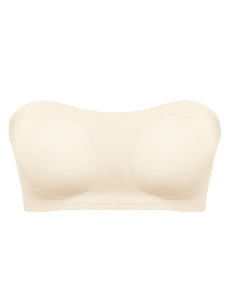 Sostén sin tirantes para mujer con hebilla lateral entrelazada