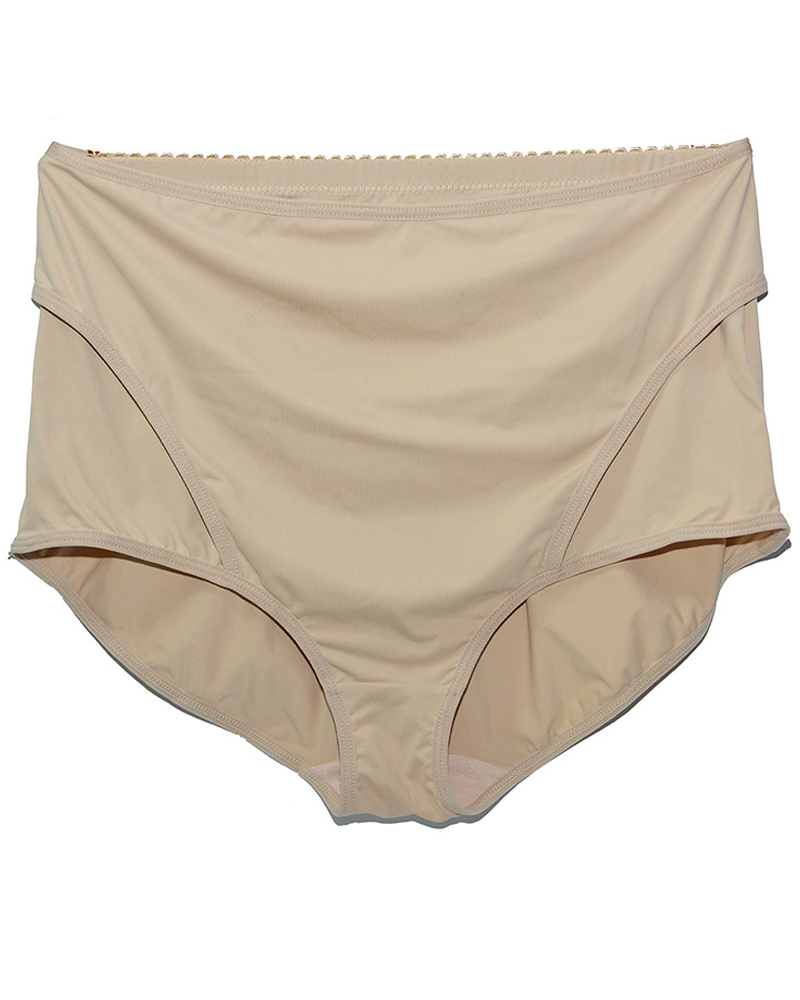 Panties Moldeadores de Nylon con Levantamiento de Caderas y Cierre de Velcro para Postparto