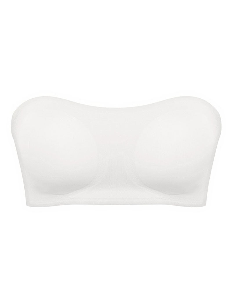 Sostén sin tirantes para mujer con hebilla lateral entrelazada