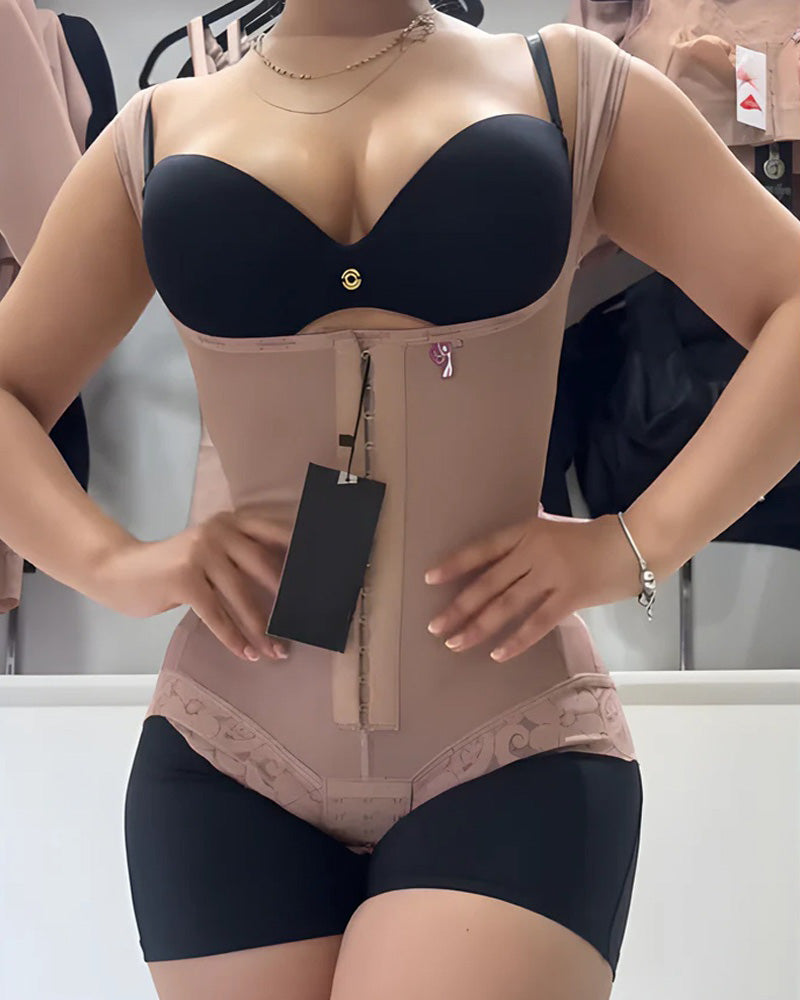 Corset de Encaje con Control Abdomen y Realce de Glúteos para Mujeres