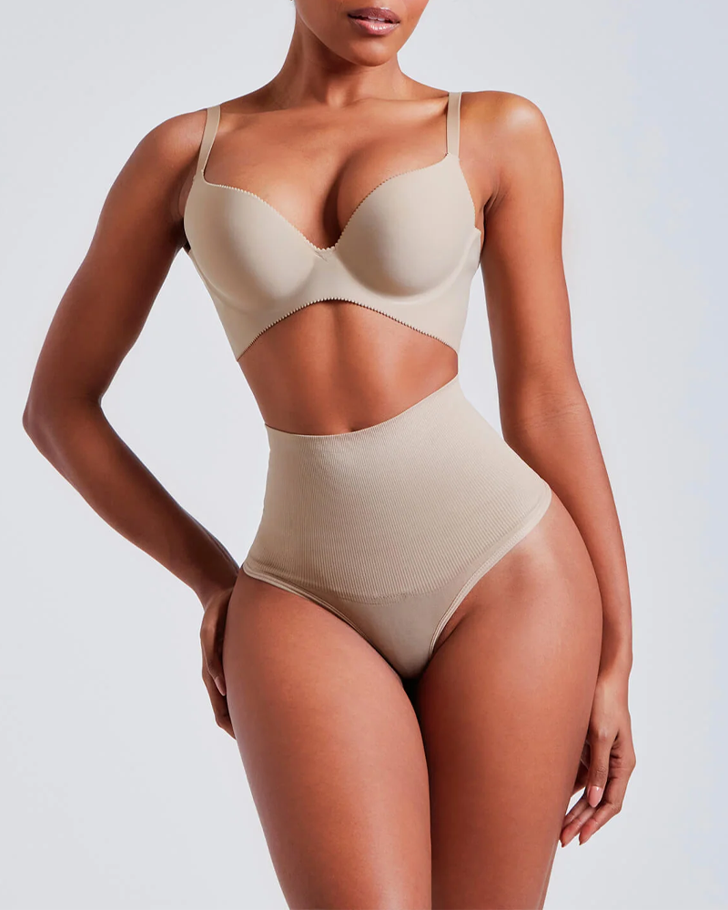 Beige Shaping Briefs