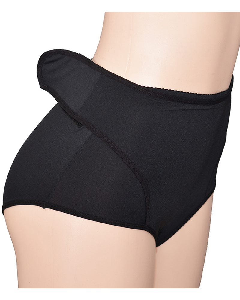 Panties Moldeadores de Nylon con Levantamiento de Caderas y Cierre de Velcro para Postparto