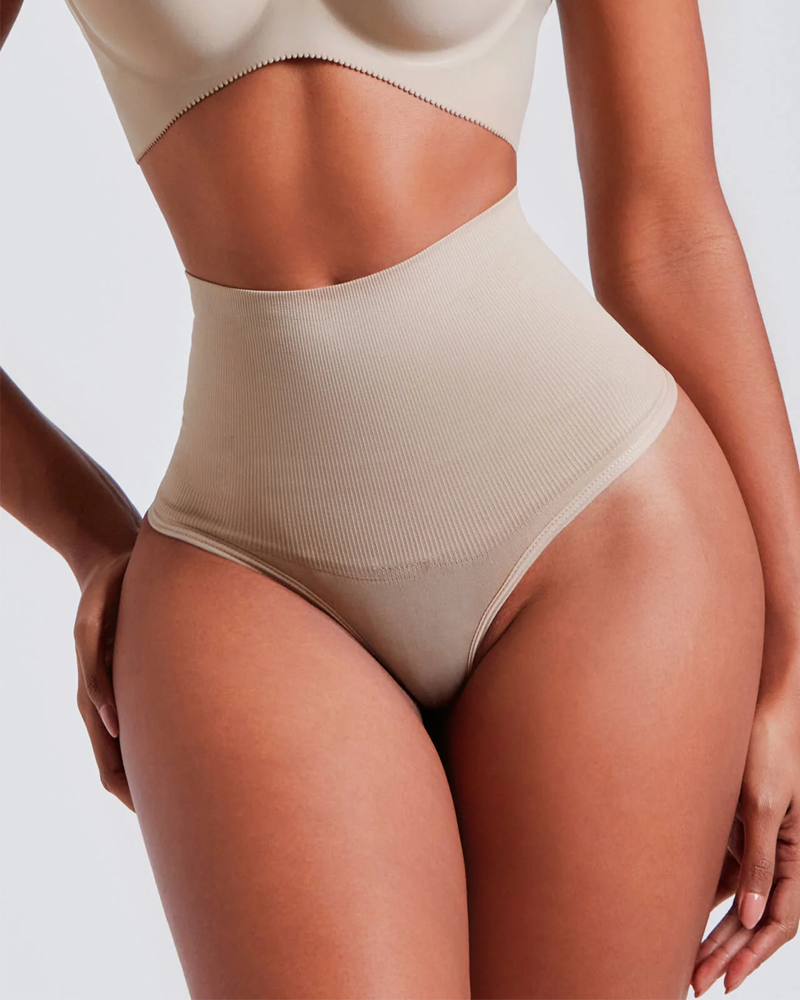 Beige Shaping Briefs