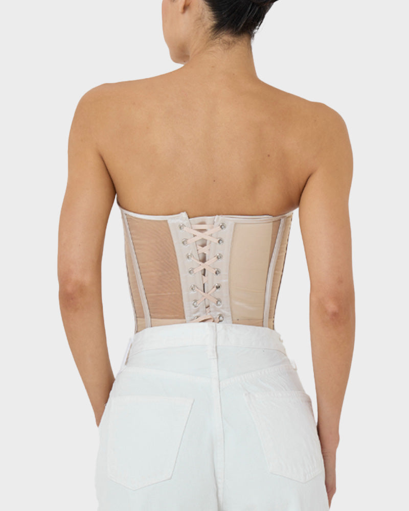 Floralshe® Elegant Mesh Support Push-Up Corset
