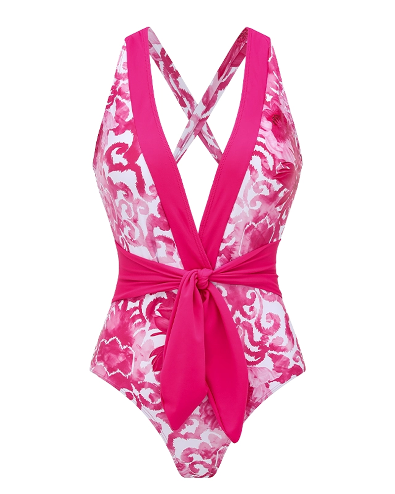Conjunto de Baño Floral con Diseño Sexy