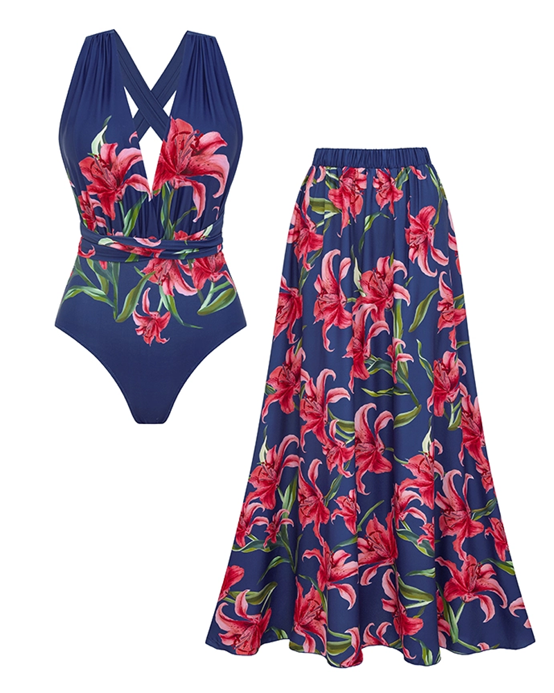 Conjunto de Baño Iris Print: Múltiples Estilos de Uso