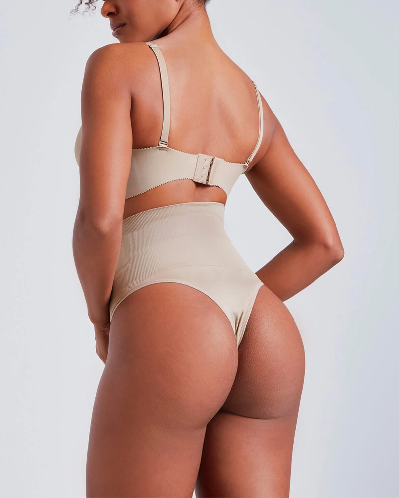 Beige Shaping Briefs