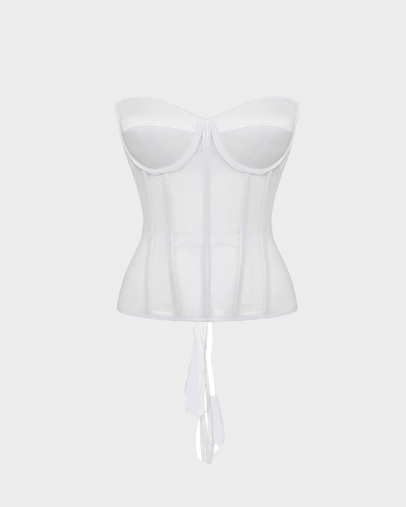 Floralshe® Elegant Mesh Support Push-Up Corset