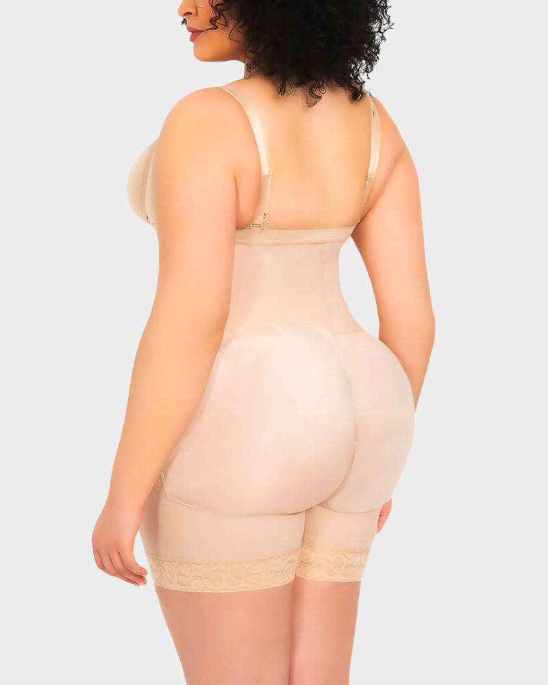 Moldeador Corporal para Control de Abdomen con Escote Abierto