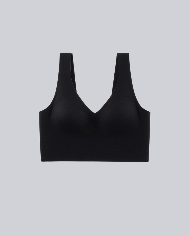 Floralshe® Sujetador Sin Costuras con Escote en Forma de V