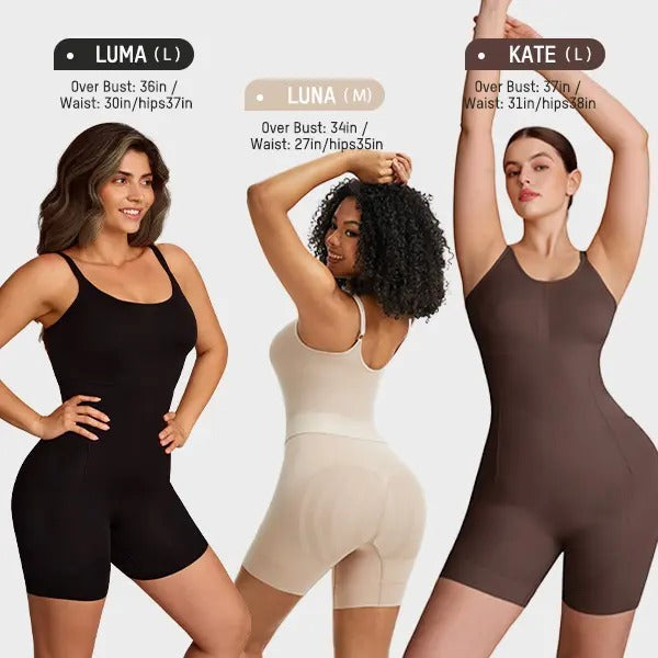Body elástico sin costuras para control de abdomen femenino, fácil de usar