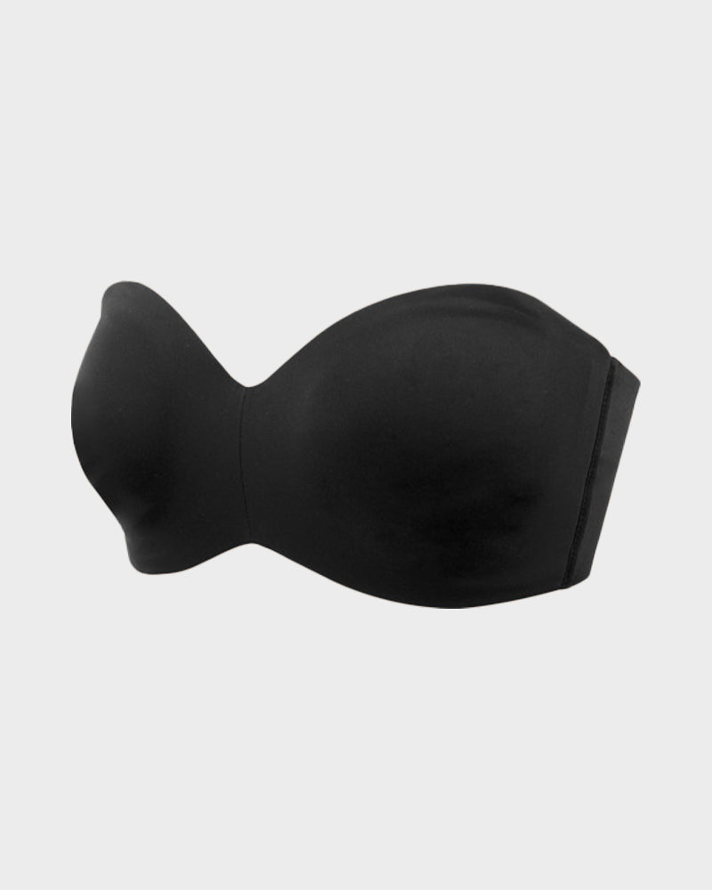 Top Bandeau Convertible Antideslizante con Soporte Completo - Negro
