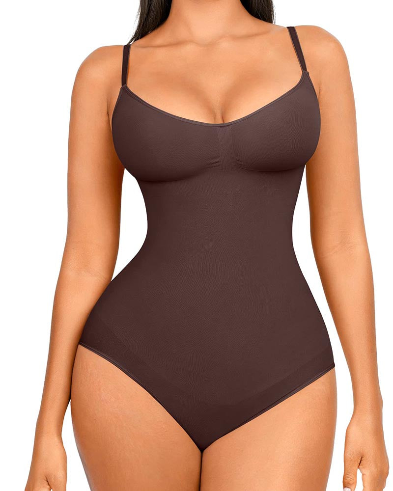 Body Shaping Leggings for Women, Waist Trainer, Seamless Abdomen Control Bodysuit, Square Neck Jumpsuit