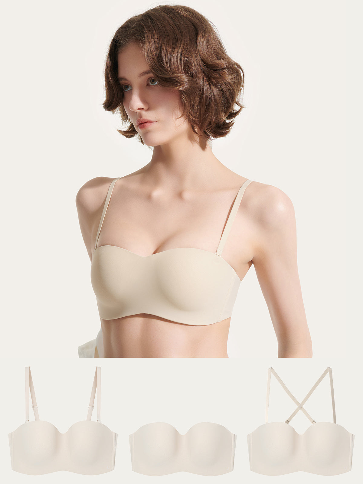 Intenso Sujetador Bandeau Convertible
