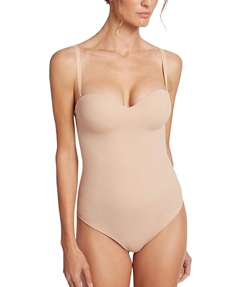 Body sin espalda y sin costuras para control abdominal y modelado femenino