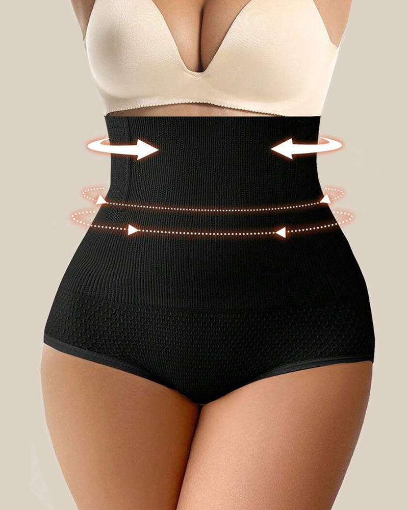 Panties Sin Costuras de Cintura Alta para Mujeres - Moldeo de Abdomen y Realce de Caderas