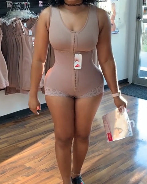 Ajustable Front Closure Body Shaper