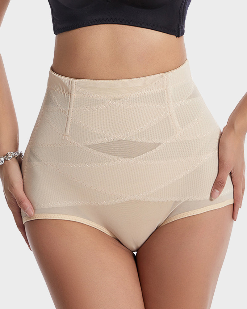 Floralshe® Mujeres Panties de Cintura Alta con Control Abdomen