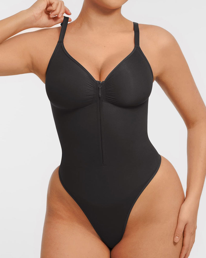 Body Shaper Sin Costuras con Cremallera para Mujer en Color Sólido