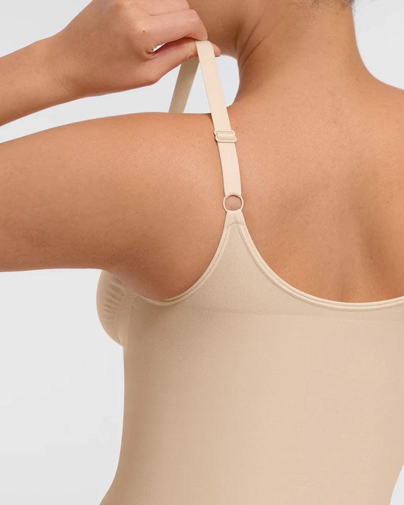 Body Shaper Sin Costuras con Cremallera para Mujer en Color Sólido