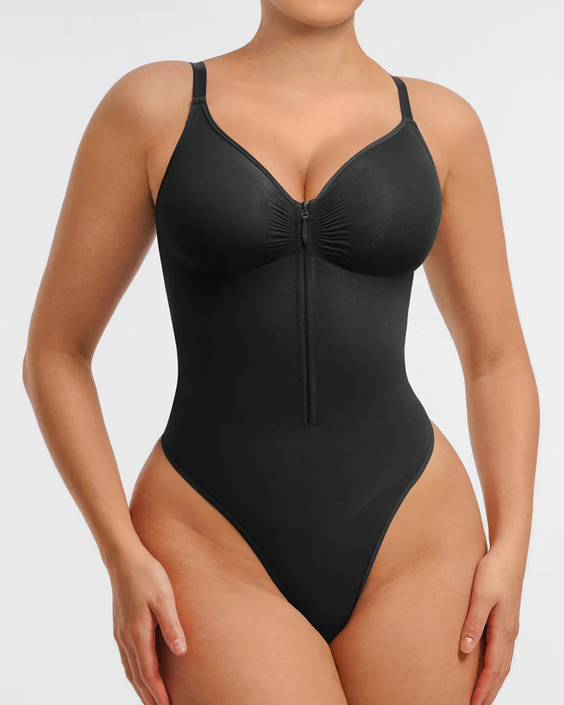 Body Shaper Sin Costuras con Cremallera para Mujer en Color Sólido