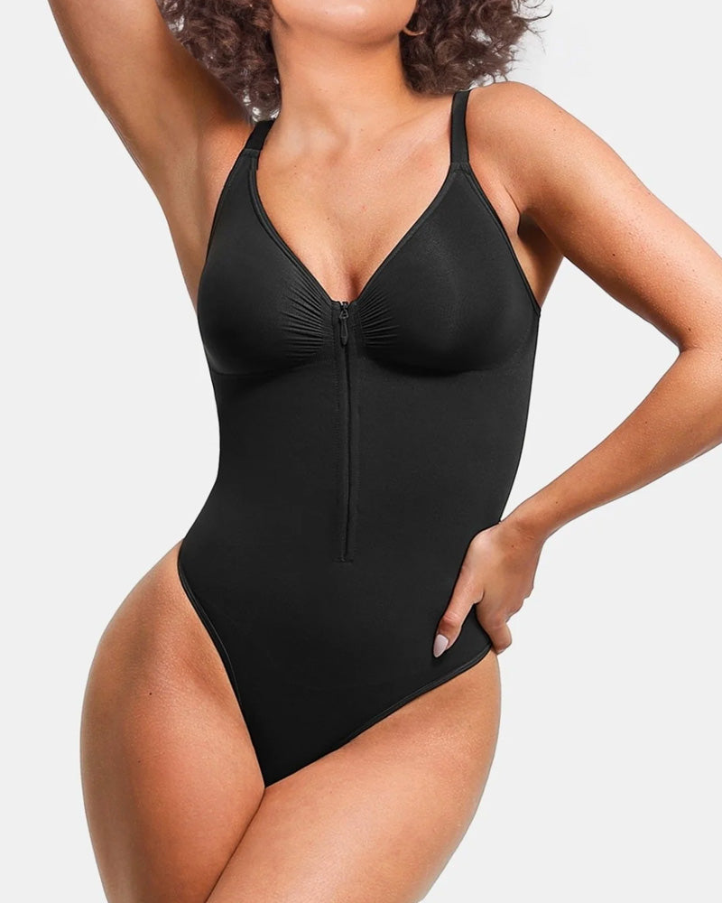 Body Shaper Sin Costuras con Cremallera para Mujer en Color Sólido