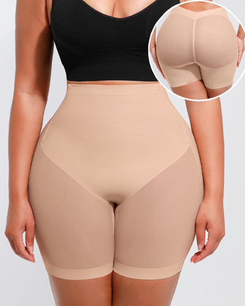 Shorts Moldeadores de Cuerpo de Malla con Cintura Baja para Mujeres