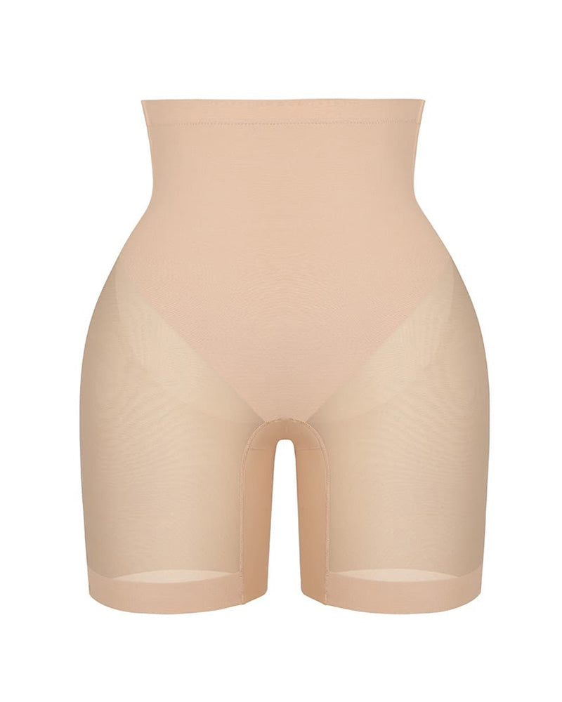Shorts Moldeadores de Cuerpo de Malla con Cintura Baja para Mujeres