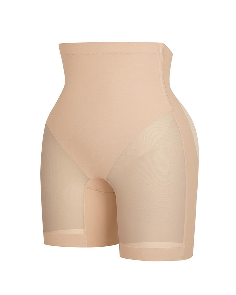 Shorts Moldeadores de Cuerpo de Malla con Cintura Baja para Mujeres