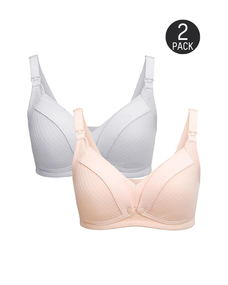 Top de Lactancia de Algodón sin Aros para Mujeres