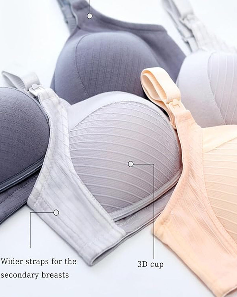 Top de Lactancia de Algodón sin Aros para Mujeres