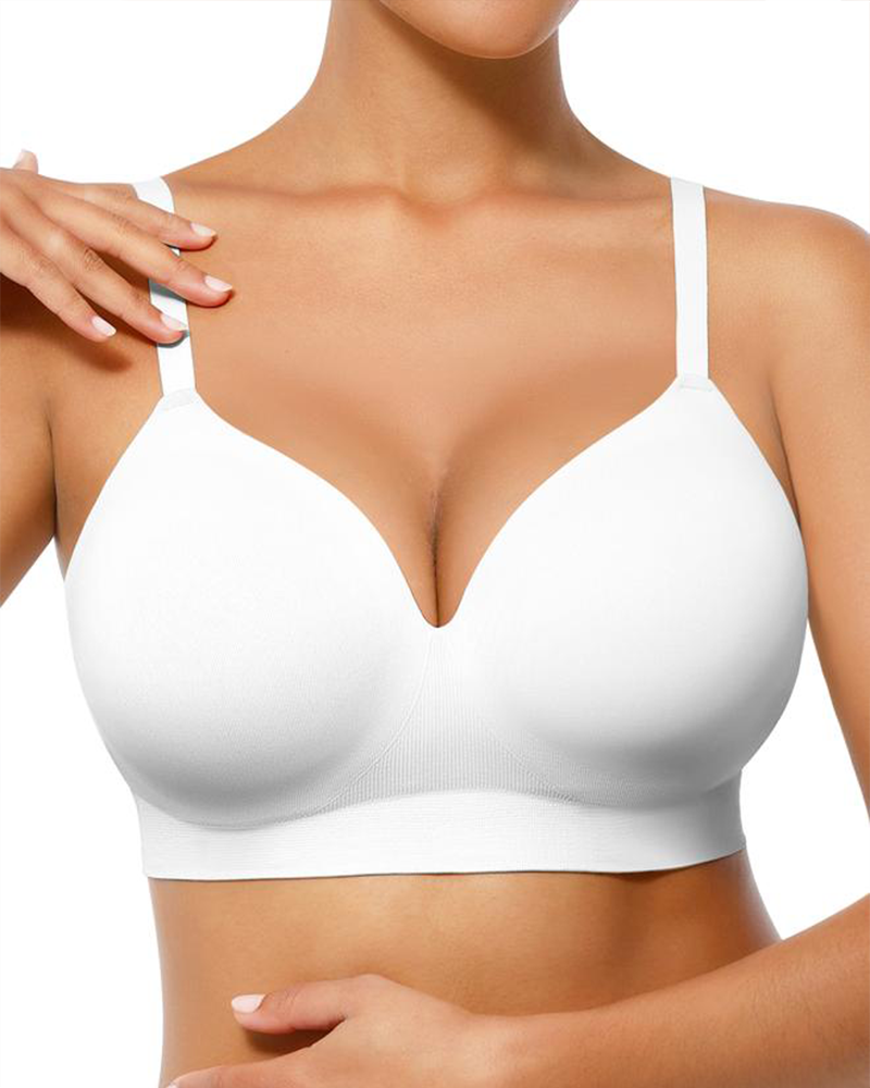 Sostén Push-Up para Mujeres, Sin Aros, Sin Costuras, Máximo Confort