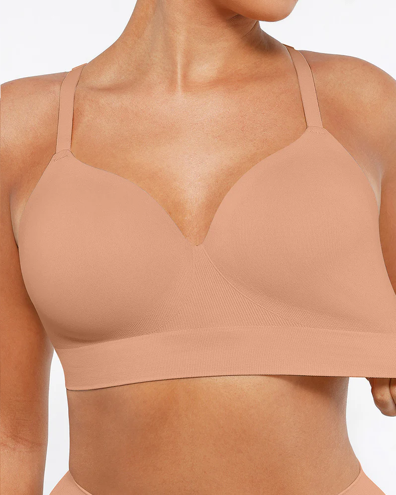 Sostén Push-Up para Mujeres, Sin Aros, Sin Costuras, Máximo Confort