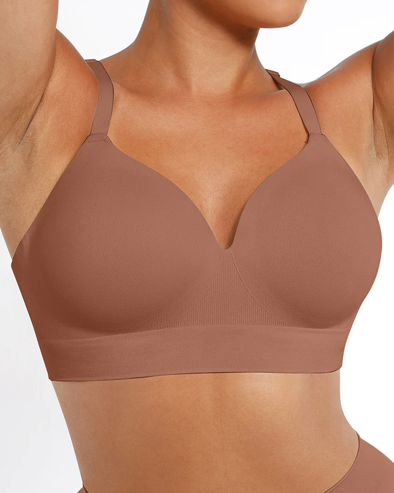 Sostén Push-Up para Mujeres, Sin Aros, Sin Costuras, Máximo Confort