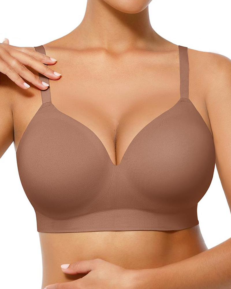 Sostén Push-Up para Mujeres, Sin Aros, Sin Costuras, Máximo Confort