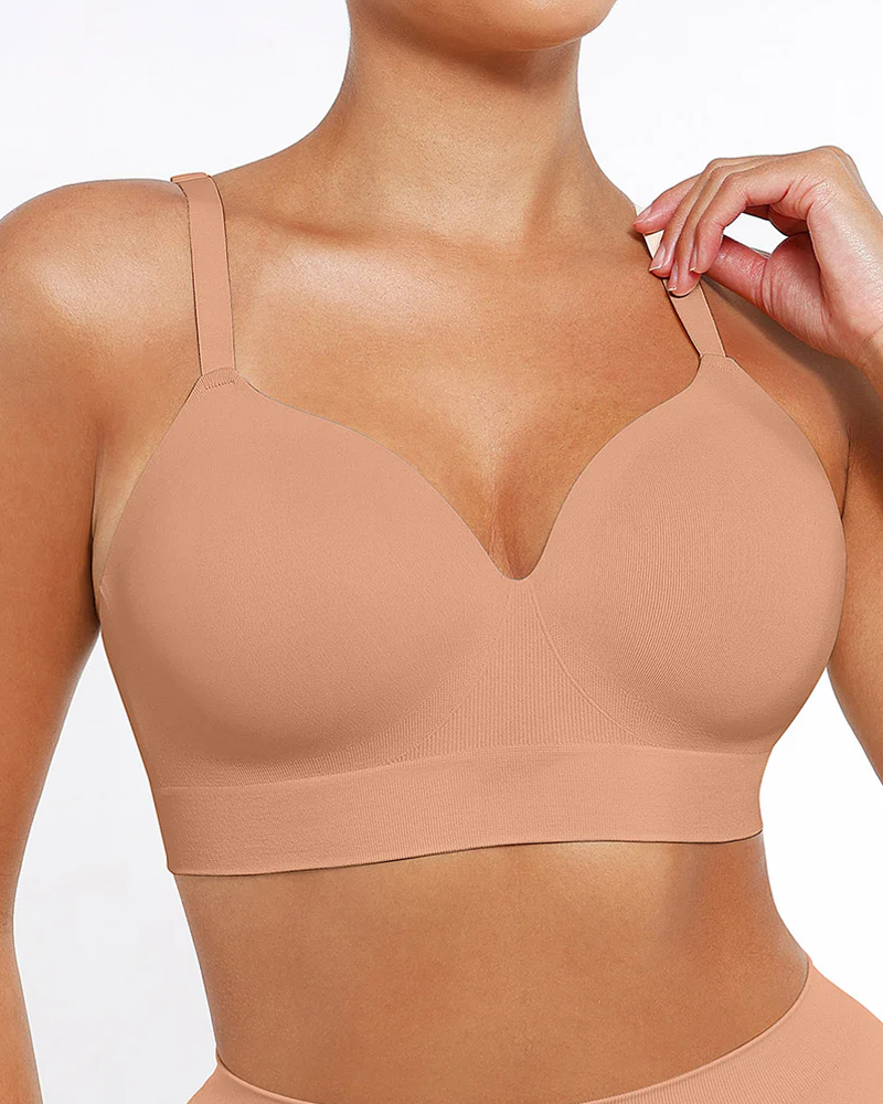 Sostén Push-Up para Mujeres, Sin Aros, Sin Costuras, Máximo Confort