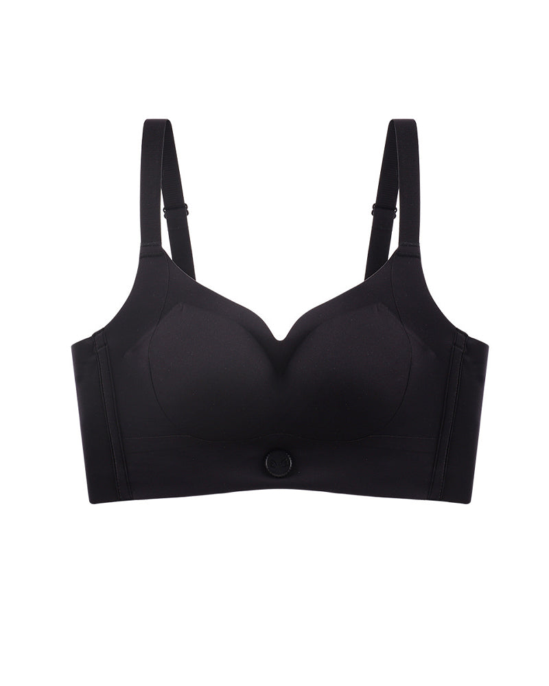 Sostén Push-Up Sin Costuras para Mujeres con Hebilla Rotativa Anticaída