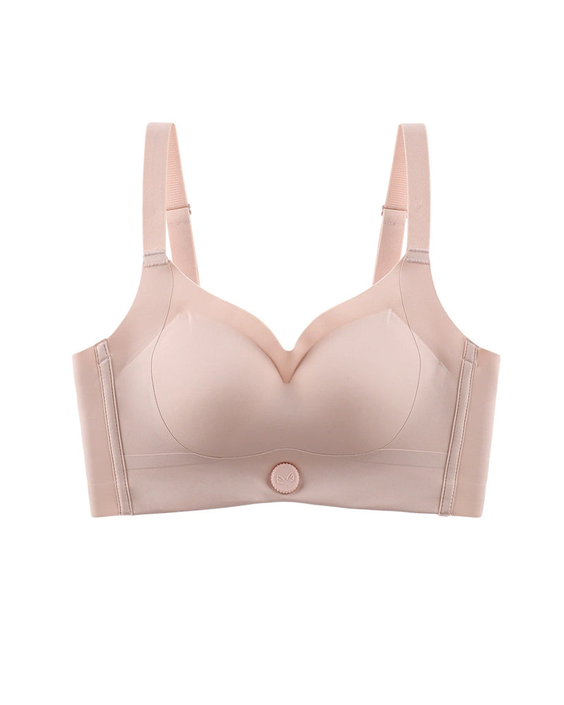 Sostén Push-Up Sin Costuras para Mujeres con Hebilla Rotativa Anticaída