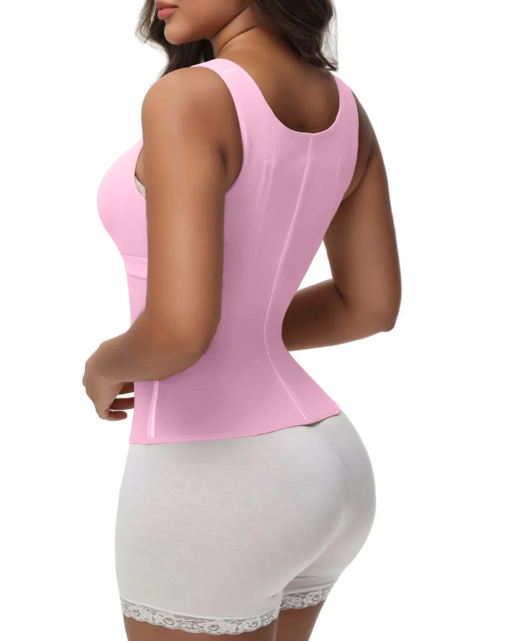 Ultimate Chaleco de Corset de Látex para Modelar Cintura y Abdomen con Sujetador