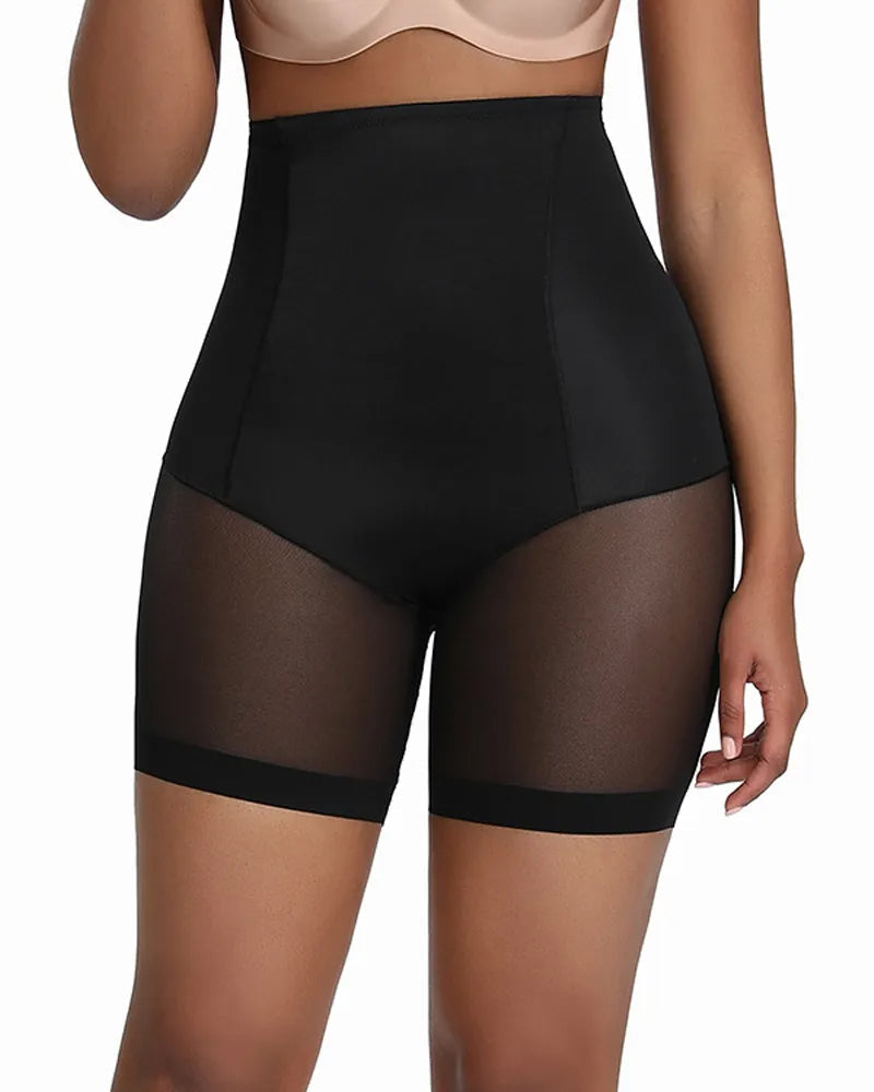 Panties Moldeadores de Cuerpo de Cintura Alta para Mujeres, Levanta Abdomen y Glúteos, Sin Costuras y con Malla Suave