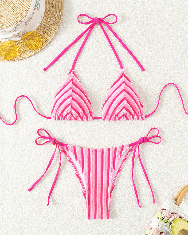 Conjunto de Bikini Estampado para Mujeres - Ideal para Vacaciones en la Playa