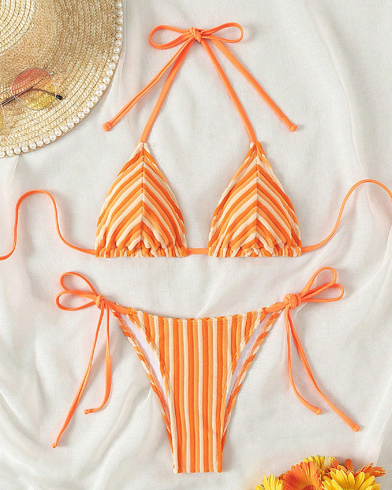 Conjunto de Bikini Estampado para Mujeres - Ideal para Vacaciones en la Playa