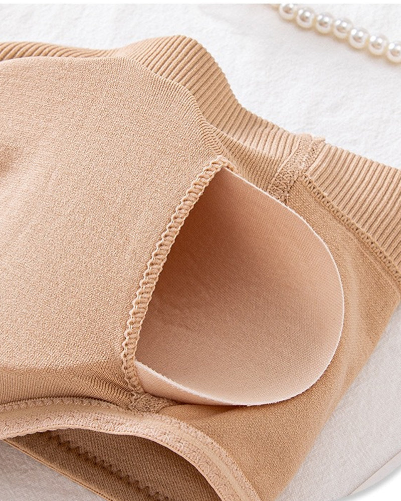 Sujetador de Silicona Antideslizante para Mujeres con Tirantes Desmontables y Sin Aros de Acero