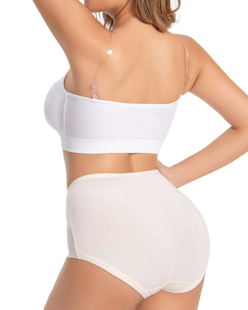 Sujetador de Silicona Antideslizante para Mujeres con Tirantes Desmontables y Sin Aros de Acero