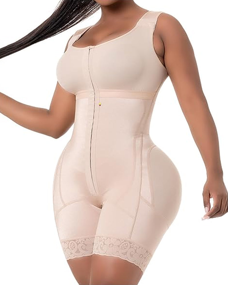 Prenda de Compresión Postquirúrgica Femenina: Abdominoplastia y Levantamiento de Caderas