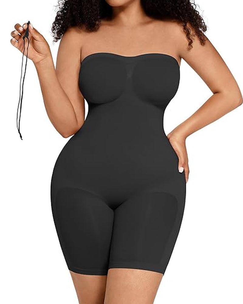 Body Shaper Sin Costuras para Mujeres con Tirantes Desmontables