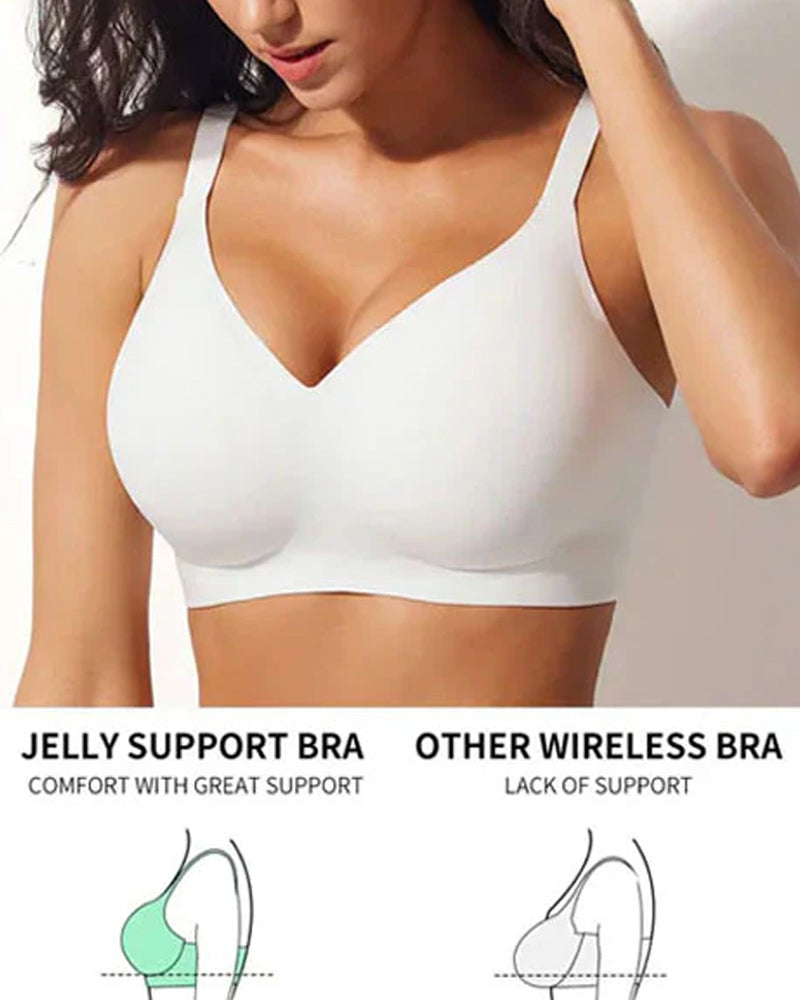 Sostén Elevador Sin Aros y Sin Costuras para Mujeres, Cómodo y de Talla Grande