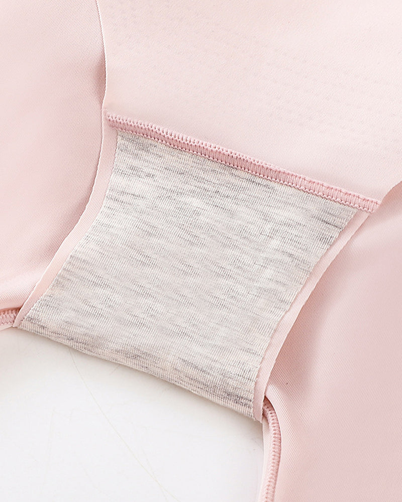 Shorts moldeadores de tiro alto sin costuras para control abdominal y realce de caderas